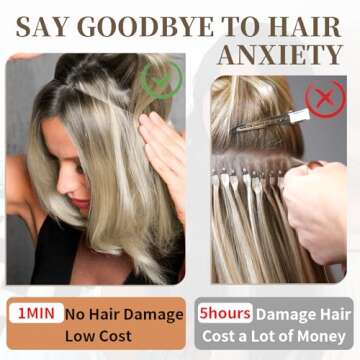 KooKaStyle 20 Inch Invisible Wire Hair Extensions