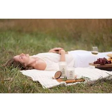 Chesapeake Bay Candle Peace + Tranquility (Cashmere Jasmine) Scented Candles, Medium Size, 2-Pack, Perfect for Home Décor, Relaxation, and Gifting