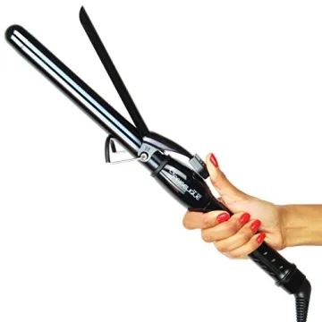 Le Angelique 1 Inch Curling Iron with Extra Long Barrel - Professional 1" Ceramic Curler for Gorgeou...