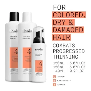Nioxin Scalp + Hair Thickening System 4 for Thinning Hair