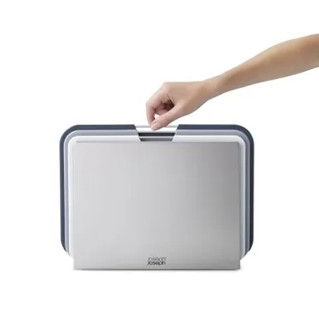 Color-Coded Cutting Board Set with Storage Stand