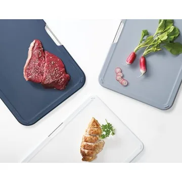 Color-Coded Cutting Board Set with Storage Stand