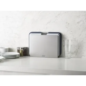 Color-Coded Cutting Board Set with Storage Stand