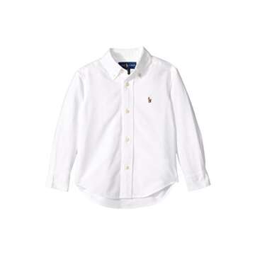 Stylish POLO RALPH LAUREN Cotton Oxford Sport Shirt for Boys 14-16