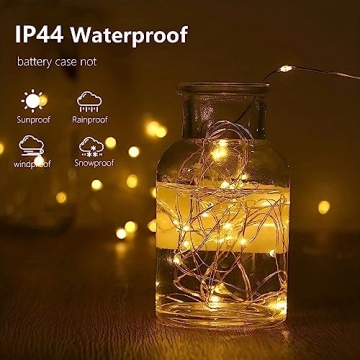 Affordable 4-Pack Fairy Lights with Timer and Waterproof Design