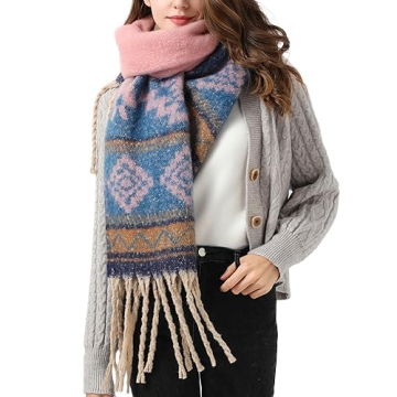 Chic Winter Fashion Long Scarf Shawl for Women