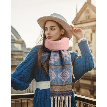 Chic Winter Fashion Long Scarf Shawl for Women