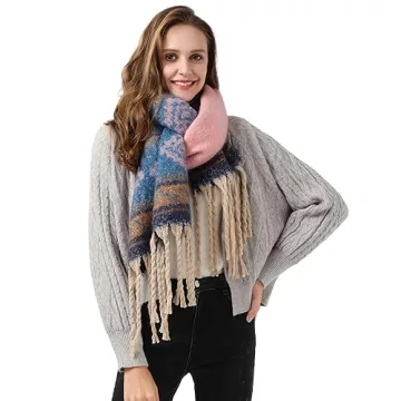 Chic Winter Fashion Long Scarf Shawl for Women