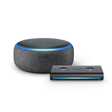 Echo Dot 3rd Gen With Echo Auto Smart Speaker Bundle