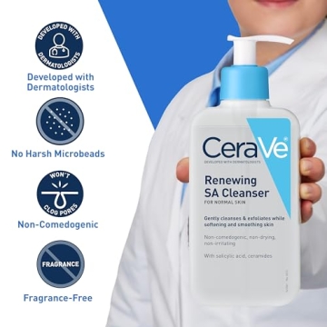 CeraVe Salicylic Acid Cleanser for Gentle Exfoliation & Hydration