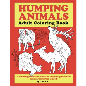 Humping Animals Adult Coloring Book for Funny Relaxation