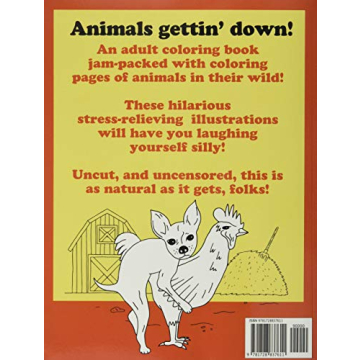 Humping Animals Adult Coloring Book for Funny Relaxation