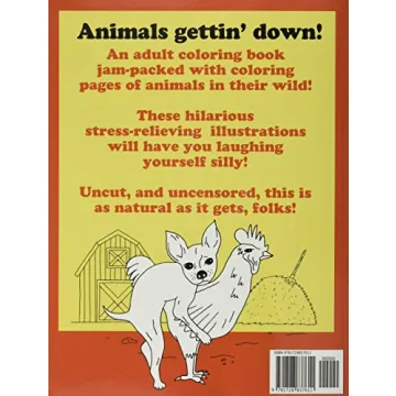 Humping Animals Adult Coloring Book for Funny Relaxation