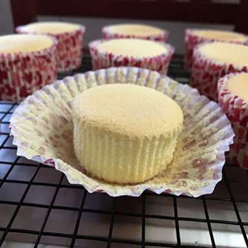 Huaswan Heart Cupcake Liners Paper Standard Baking Cups for Valentine's Day and Wedding, 100-Count