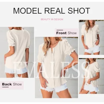 EVALESS Women’s Puff Sleeve Blouses for All Occasions