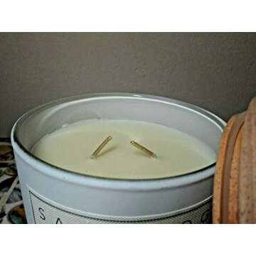 Sand + Fog Winter White Scented Candle, Double Wick, 12 Oz
