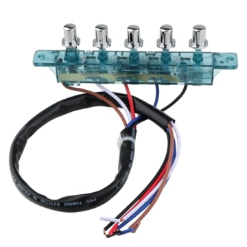 5-Button Range Hood Keyboard Switch - Universal Replacement Panel Controller