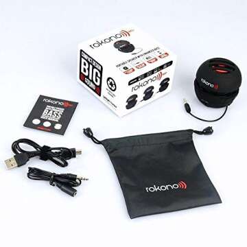 Rokono BASS+ Mini Speaker – High-Quality Sound, Compact Design