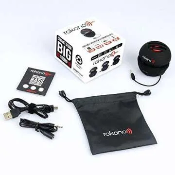 Rokono BASS+ Mini Speaker – High-Quality Sound, Compact Design