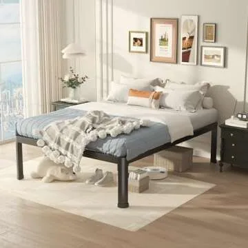 Yitong Angel 18 Inch Queen Heavy Duty Metal Bed Frame
