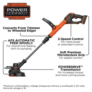 Versatile Black+Decker Trimmer Edger for Easy Lawn Care