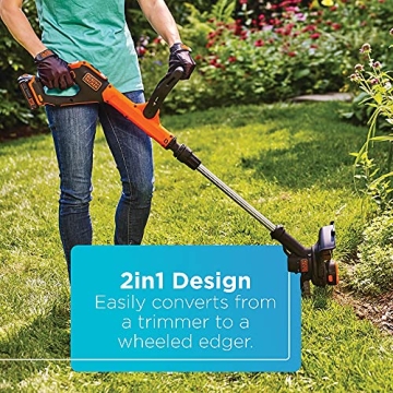 Versatile Black+Decker Trimmer Edger for Easy Lawn Care