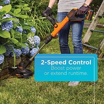 Versatile Black+Decker Trimmer Edger for Easy Lawn Care