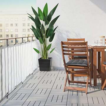 Artiflr 2Pack 5.3Ft Artificial Bird of Paradise Plant Fake Tropical Palm Tree with 25 Detachable Trunks Faux Tropical Plant Tree for Indoor Outdoor, Perfect for Home Garden Office Store Decoration