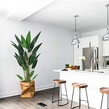 Realistic 5.3Ft Artificial Bird of Paradise Plant