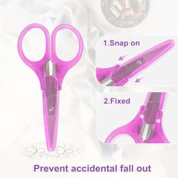 10 Pcs Mini Detail Craft Scissors - High-Quality Stainless Steel