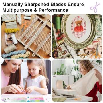 10 Pcs Mini Detail Craft Scissors - High-Quality Stainless Steel