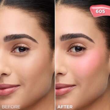 L’Oréal Paris True Match Lumi Le Liquid Blush, Intense Lightweight Blush Formula With Liquid Pigments, Dewy Bright Pink, 0.33 Fl Oz