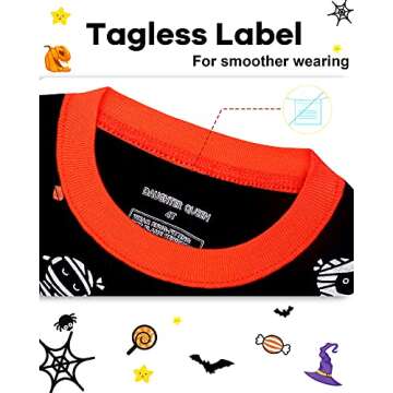 DAUGHTER QUEEN Boys Halloween Pajamas 18-24 Months Baby Toddler PJs Mummy Pj Sets 100% Cotton Comfy ...