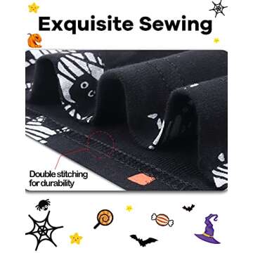 DAUGHTER QUEEN Boys Halloween Pajamas 18-24 Months Baby Toddler PJs Mummy Pj Sets 100% Cotton Comfy Soft Sleepwear Jammies Zombie Clothes Outfits 18M/Mos, 24M/Mths