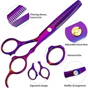 Multifunctional Stainless Steel Hairdressing Scissors