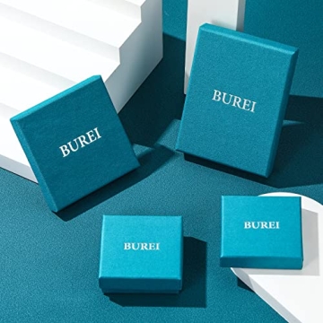 BUREI Mama Necklace - Elegant 14K Gold-Plated Gift for Moms