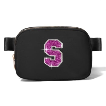 Personalized Crossbody Bag for Girls - Trendy Black Fanny Pack