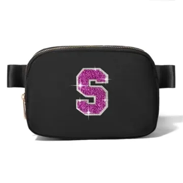 Personalized Crossbody Bag for Girls - Trendy Black Fanny Pack