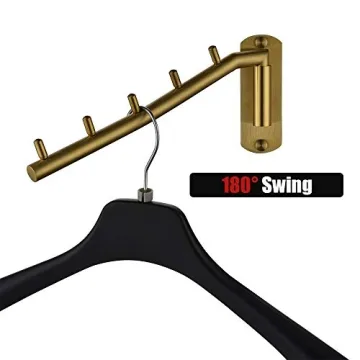 JQK Folding Clothes Hanger Rack for Easy Drying