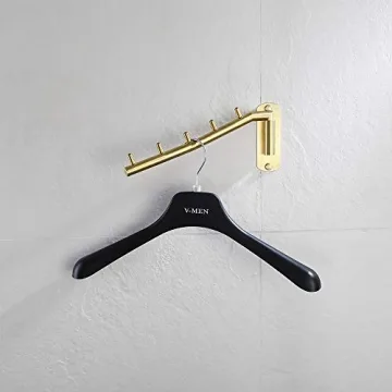 JQK Folding Clothes Hanger Rack for Easy Drying