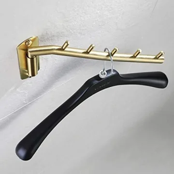 JQK Folding Clothes Hanger Rack for Easy Drying