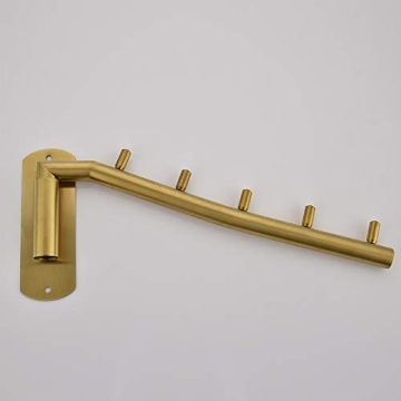 JQK Folding Clothes Hanger Rack for Easy Drying