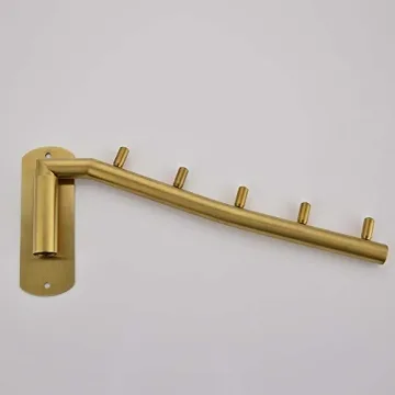 JQK Folding Clothes Hanger Rack for Easy Drying