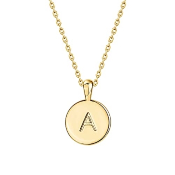 PAVOI Letter Necklace - Elegant Gold Initial Jewelry