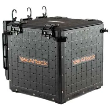 YakAttack BlackPak Pro Fishing Crate with Rod Holders