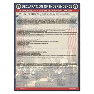 American Founding documents LARGE Laminated 3 pack: US Constitution with all amendments, Declaration of Independence and Bill of Rights (18x29) Young N Refined