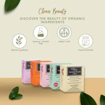 Karma Organic Nail Polish Remover Wipes - Pack of 10