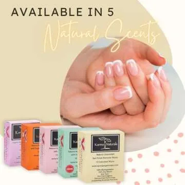 Karma Organic Nail Polish Remover Wipes - Pack of 10