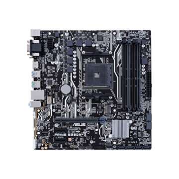 ASUS Prime B350M-A/CSM AMD Ryzen AM4 DDR4 HDMI DVI VGA M.2 USB 3.1 mATX B350 Motherboard