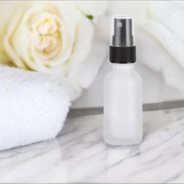 Stylish JUVITUS Frosted Glass Bottles for Gifts